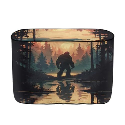 Sunset Bigfoot Double 20lb RV Propane Tank Cover for Travel Trailer Polyester Waterproof Cover Sun Protection Easy to Stall - color: Sunset Bigfoot, size: S(20LB)
