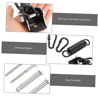 Toyvian 1set Heavy Bag Hanger Bracket Set Stainless Steel Anchor for to Install Suspension Hooks for Hammocks Swings Outdoor Use
