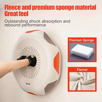 Punching Bag for Adults, Sunchic 2026 New Boxing Machine with Boxing Gloves and Air Pump, No Stand Required, Wall-Friendly Design,The Faster You Punch, the Stronger the Suction to the Wall