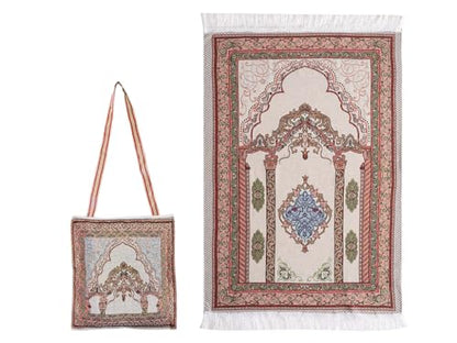 Prayer Mat, Prayer Mat Islamic, Muslim Prayer Rug, Prayer Mat Islam, with Elegant Design Bags, for Ramadan Islamic Muslim Prayer, Great Gift for Family, Lover and Friends