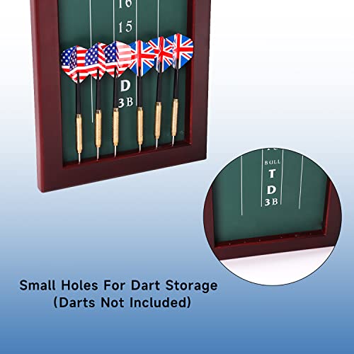 GSE Games & Sports Expert Chalk Dart Scoreboard for Dart Board Cricket & 01 Dart Games with Chalks and Chalk Wipe (Standard/Large) - style: Standard