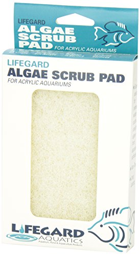 Lifegard Aquatics 4-Inch by 6-Inch White Algae Pad - size: Small