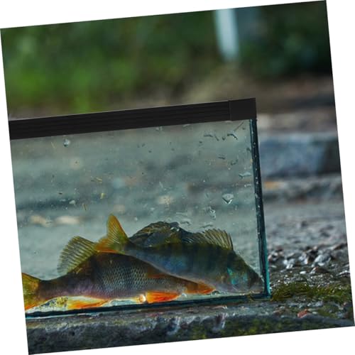 POPETPOP Fish Tank Edge Protector Strip Flexible Aquarium for Easy Maintenance and Cleaning for Tanks - size: 45.00X45.00X2.50CM