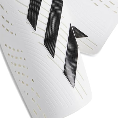 adidas Unisex Adult Tiro Soccer Shin Guards - color: White/Black, size: Small