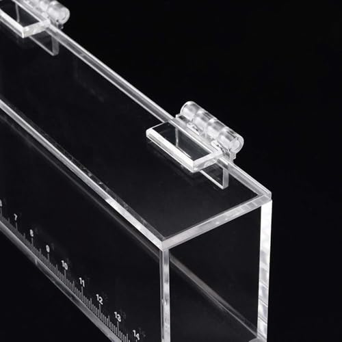 Fish Viewing Box Acrylic Outdoor Indoor Micro Landscape Fish Tanks Fishing Photo Tank Fish Breeding Tanks Photo Box with Scale(XL) - size: XL