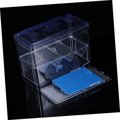 Happyyami Aquarium Tank Fish Breeding Kit Hatching Box for Guppies Betta Fish Accessories