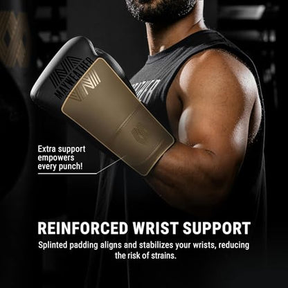 Mayweather Core Boxing Gloves – Bag Gloves, Boxing Mitts & Sparring Gloves for Men, Women | Beginner Training Gloves | Large-X-Large