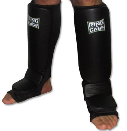 Grappling Shin Instep - Stretchable Coverd Back for MMA, Muay Thai, Kickboxing - size: Small