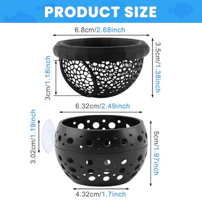 2pcs Floating Betta Hammock & Shrimp Shelter Floating Bettas Hide | Betta or Shrimp Feeder, Cave and Hammock, Small Fish Feeding Rings, Aquarium Hiding Feeding Decor