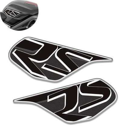 Motorcycle 3D Tank Pad Compatible with Triumph Street Triple Daytona 675 765R RS Stickers Gas Kit Knee Fish Bone Tank Pad Decals Fit for 675 765 R RS Stickers Decals Tank Protection Waterproof (A-27) - color: A-27