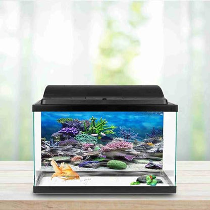 Underwater Aquarium Background Poster, Adhesive PVC Wall Decor, 29.9x11.8 Inch Fish Tank Backdrop for Home Office - size: 76*30cm