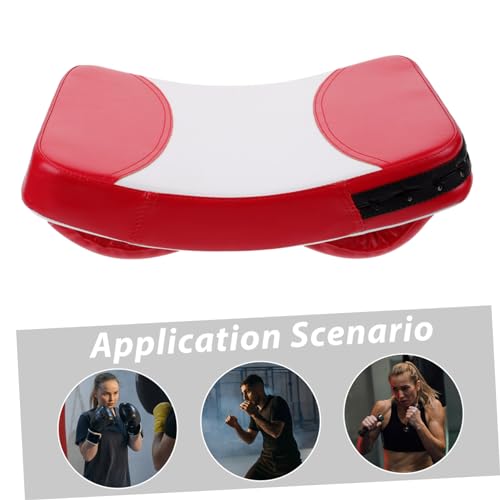 Balacoo Curved Kick Pad for Martial Arts Training PU Boxing Sparring Shield Thickened Kickboxing Protector for Taekwondo and Boxing for Martial Arts and Sparring
