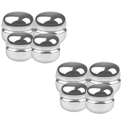 Magnetic Purse Feet for Handbags, 8Pcs Multiuse Hijab Scarf Magnets Clips, Detachable Magnetic Bag Bottom Feet Protector, Reusable Purse Accessories, Ideal Small Gift for Women (Silver) - color: silver