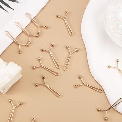 24pcs Hijab Pins for Women, Fashion Exquisite Shawl Scarf Clip Muslim Hijab Clips Safety Brooch Pin Buttons for Women Headscarf Wedding Dress Sweater Jewelry Accessories (Gold) - color: Gold