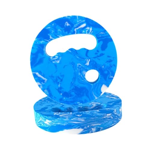 Menolana Water Exercise Discs Pool Resistance, Swim Discs Lightweight Buoyancy EVA Foam Aerobic Equipment for Water Workout Beach Pool - color: Blue White