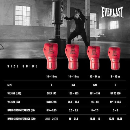 Everlast Elite 2 Boxing Gloves - color: Red, size: 12 oz
