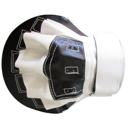 Boxing Strike Shield and Kickboxing Training Hand Pads, Upgraded Thickened Black and White Hand Targets for Martial Arts Sparring and Muay Thai Practice