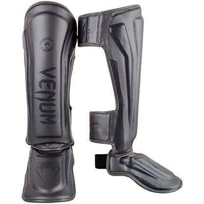 Venum Elite Standup Shin Guards - color: Grey/Grey, size: X-Large