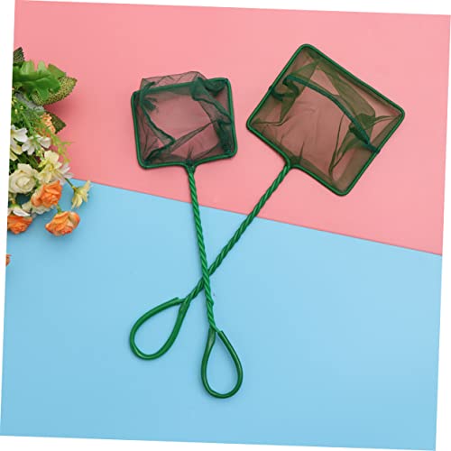 3pcs Fish Net Swimming Pool Leaf Net Crab Nets Net to Catch Small Fish Pool Cleaning Net Fish Aquariums