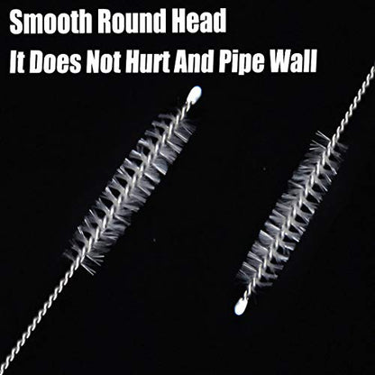 Long Pipe Cleaner Flexible Tube Cleaning Brush Snake Drain Clog Remover Drain Brush Aquarium Water Filter Pipe Air Tube Hose Cleaning Brush Sink Fridge Skinny Pipe Dredging Tool 155CM1