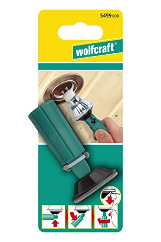wolfcraft Suction Cup for Halogen Lamps I 5499000, Black, 10W | Safe lamp replacement tool for recessed spotlights and downlights to extend bulb life. Article No. 5499000