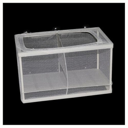 Fish Tank Tool Fish Hatchery Isolation Net Fish Tank Incubator Box Hanging Aquarium Accessory Supplies(26x15x18cm) - size: 26x15x18cm