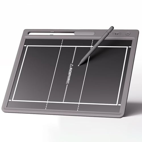 LCD Volleyball Coaching Board, Electronic Volleyball Tactical Board, with Induction Pen, One-Click Clear or Lock, for Daily Training