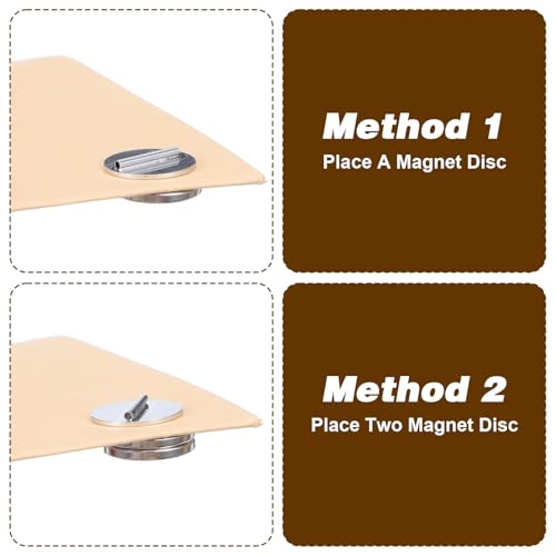 6Pairs Magnetic Brooch Converter Mini Hijab Pins Back Invisible Boutonniere Magnets Pin Converter Multi-Purpose Metal Clothing Clasps for Women Scarf Shawls Accessories Thin Fabric