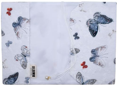 BLBMH 10x7 Fabric Book Covers for Hardcover Paperbacks Bible - Butterfly A - color: Butterfly a