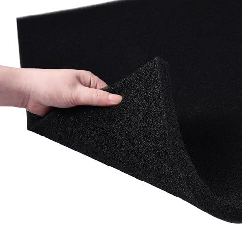 Bio Filter Foam Sponges, 20"x20"x0.8" 50PPI Filter Media Pad,Cut-to-Size Foam for Aquarium Fish Tank - size: 20"x20"x0.8"(50PPI)