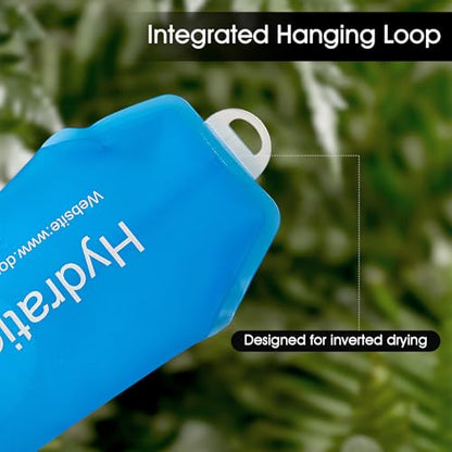 GUYI GYGYL Soft Flask, Collapsible Water Bottle for Sports, 150ml Blue 2pcs - color: 2Pcs 150ml Blue