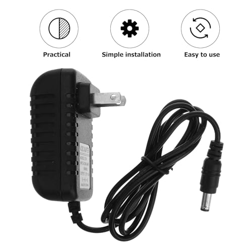 UPKOCH Led Power Adapter 12V 1A Ac to Dc Switching Power Supply for Aquarium Fish Tank Light with Us Plug Compact 2.75X1.57X0.78In Replacement Cord for Aquarium Led Lighting