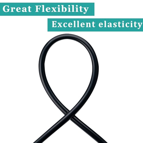 Silicone Tubing 3/4"ID × 10FT Food Grade Hose Soft Silicon Tube | Black Flexible Pure Silicon Tubing for Home Brewing Wine Making Hydroponic, High/Low Temp Resistance, Odorless, Safe - size: 3/4" ID, style: 10 Feet
