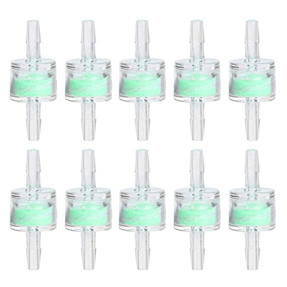 Aquarium Water Pump Silicone Tube Filter Fish Tanks Hose Cleaning Supplies Green ABS 10PCS (8MM) - size: 8MM