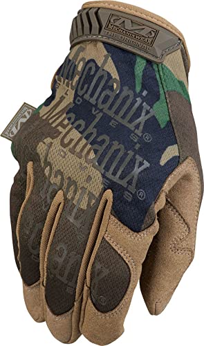 Mechanix Wear - Original Woodland Camo Tactical Gloves (Large, Camouflage) (MG-77-010) - color: Camouflage - Woodland Camo, size: Large
