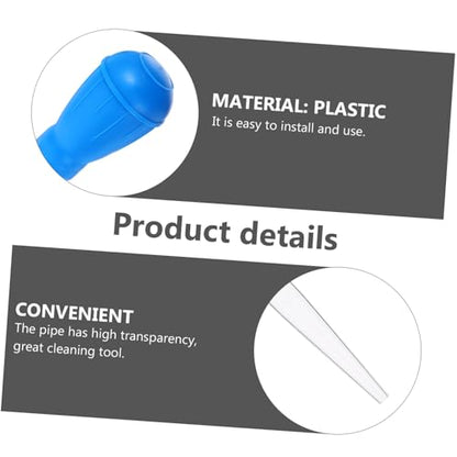 Manual Aquarium Suction Extender Fish Tank Tool with Pipette for Tank Maintenance