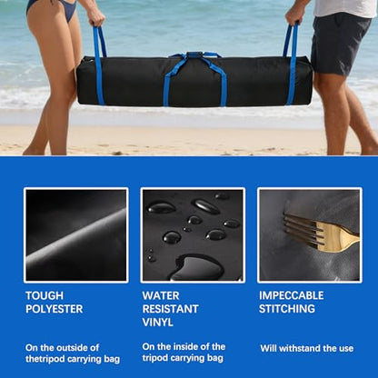 Heavy-Duty Waterproof Storage Bag for Tent Poles, Canopy Frames, Fishing Rods, Patio Umbrellas, Hammock & Outdoor Gear