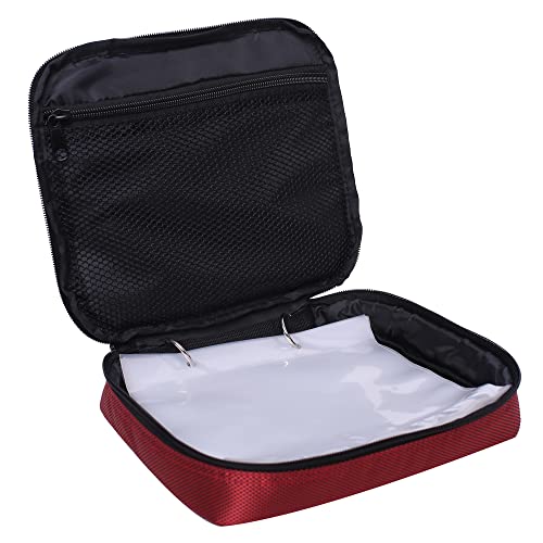 Raprance Fishing Lure Bag Baits Tackle Binder Organizer Storage Plastic Bag - color: Red