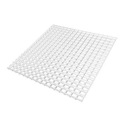 White Egg Crate Fluorescent Light Covers - Custom Size Polystyrene Drop Ceiling Grid Diffuser & HVAC Air Vent Grille - 1/2"x1/2"x3/8" Cell Eggcrate Panels, 5-Pack - Manufactured in USA - color: White - Custom Size