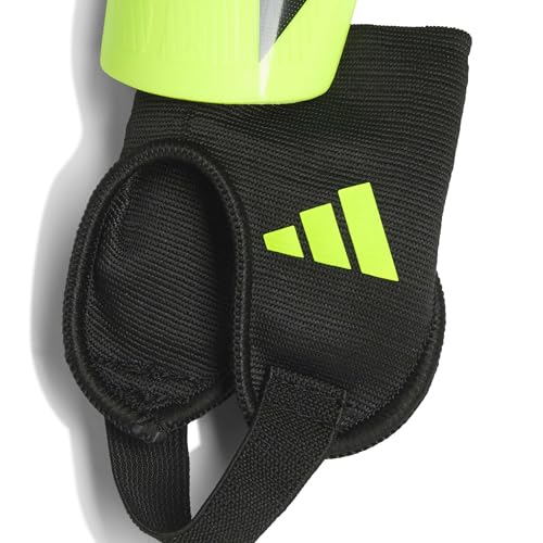 adidas Kids' Tiro Match Soccer Shin Guards - color: Lucid Lemon/Black, size: Small