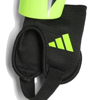 adidas Kids' Tiro Match Soccer Shin Guards - color: Lucid Lemon/Black, size: Small