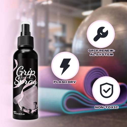 Yoga Mat Cleaner Spray Gentle Cleaning Anti-Slip Non-Sticky | Fitness Equipment And Gym Accessories for Yoga Mats, Sports Equipment, Gloves, Gear, Football, Boxing, Helmets, Women, - color: 120ml