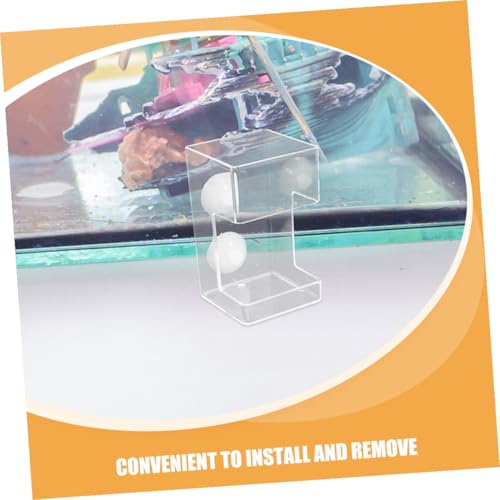 2pcs Aquarium Feeding Ring with Suction Cups, Fish Tank Feed Ring for Shrimp and Fish, Anti-Drift Food Dispenser for Freshwater and Saltwater Tanks