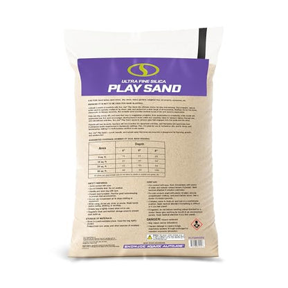 Sun Joe Silica Play Sand for Sandbox, Sensory Table & Gardens, PLYSAND20 | 20 Lb Bag - Indoor & Outdoor Craft Accessory for Molding, Digging & Sculpting, PLYSAND20 - size: 20 lb