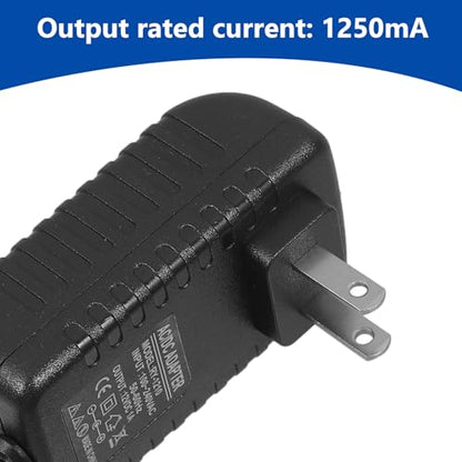 UPKOCH Led Power Adapter 12V 1A Ac to Dc Switching Power Supply for Aquarium Fish Tank Light with Us Plug Compact 2.75X1.57X0.78In Replacement Cord for Aquarium Led Lighting
