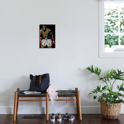 ART.COM Wall Art Print Muhammad Ali by Cristian Mielu, 12" x 18" - color: Print Only, size: 18"L x 12"W, style: Unframed