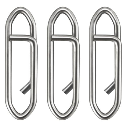 Dr.Fish Fishing Speed Clips Power Quick Clips for Fishing Lures Quick Change Stainless Steel Lure Snaps Saltwater Freshwater Crankbait Tackle Snaps - color: XS-25LB-0.5", size: 20 Pack