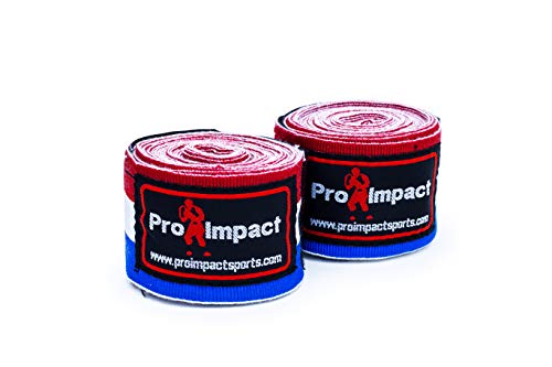 180 Inch Mexican Style Boxing Hand Wraps – Stretchable Wrist & Knuckle Support for MMA, Muay Thai, Kickboxing, Heavy Bag & Combat Training – Men & Women - color: American Flag