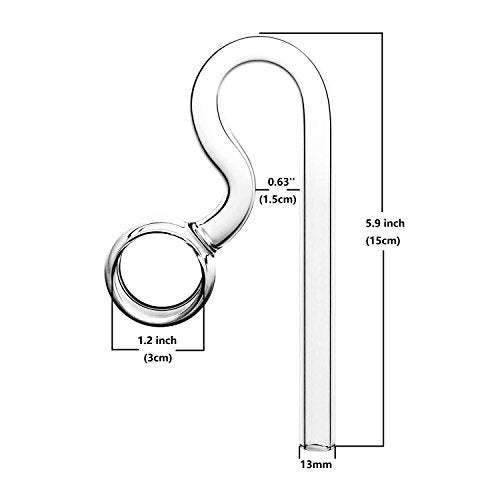 Glass Lily Pipe Spin Outflow and Inflow 13mm for 1/2" i.d. Tube - Aquarium Planted Tank Aquascaping