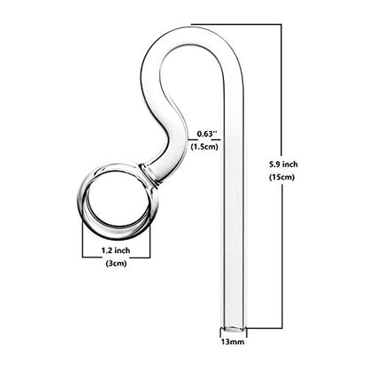 Glass Lily Pipe Spin Outflow and Inflow 13mm for 1/2" i.d. Tube - Aquarium Planted Tank Aquascaping